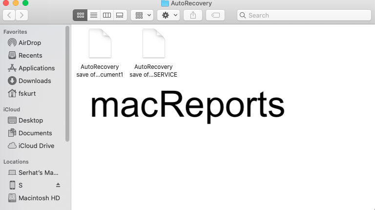 word for mac 2011 enable auto recovery